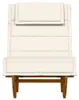 vidaXL Chaise longue à bascule avec support en bois massif Voir les images du produit 4