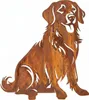 Edelrost Golden Retriever - Rost Deko Hund Rostfigur Produktbild-Vorschau 1