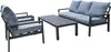 osoltus Alu Lounge Gartenmöbel Outdoor Set Haugesund 3er Produktbild-Vorschau 3