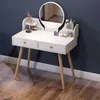 Kosmetický stolek se zrcadlem, bílý, velký, podkrovní, 80 Náhled obrázku produktu 2