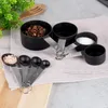 Vilde | Černé kuchyňské odměrky - Kuchyňská odměrka 8 kusů Náhled obrázku produktu 3