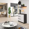Kommode Jerry mit 3 Schubladen Schrank mit 2 Einlegeböden Produktbild-Vorschau 2