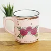 Tasse Lady Skull Emaille-Optik 400ml Produktbild-Vorschau 3