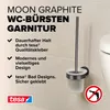tesa MOON WC-Garnitur Set mit Bürste - selbstklebend, 379 x Produktbild-Vorschau 2