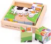 Bigjigs Toys Immagine Cubi Cubi Animali 9 Cubi Anteprima dell’immagine prodotto 2