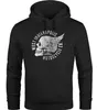 Hoodie Herren Sweatshirt Motorrad Biker Totenkopf Skull Produktbild-Vorschau 1