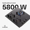 Klarstein plynový sporák 3 horáky, vstavaný plynový sporák Náhľad obrázku produktu 2
