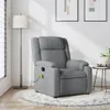 Massagesessel dkd-home-decor Hellgrau Stoff 77 x 95 x 99 cm Produktbild-Vorschau 2
