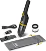 A Kärcher cordless handheld vacuum cleaner and its accessories are displayed on a white background. Produktbild-Vorschau