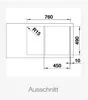 BLANCO AXIA III 45 S SILGRANIT schwarz Produktbild-Vorschau 10