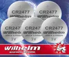 5 x CR2477 WILHELM Lithium Knopfzelle 3V 1070 mAh ø24 x 7,7 Produktbild-Vorschau 1