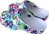 Clogs mit bunten Blumenmuster Produktbild-Vorschau