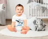 Baby Body mit Namen bedrucken lassen Hase Superheld Produktbild-Vorschau 4