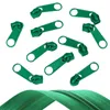10 Reißverschluss Zipper für Endlosreißverschluss, 5mm, grasgrün Produktbild-Vorschau