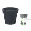 Kvetináč LOFLY + koliečka 58,2cm - antracit Náhľad obrázku produktu 2