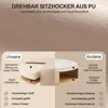 Duhome sgabello girevole sgabello make-up sgabello con Anteprima dell’immagine prodotto 3