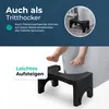 BUDDLEY Klappbarer Toilettenhocker Schwarz – Squatty Produktbild-Vorschau 5