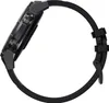 Side view of a black smartwatch with a black strap. Náhled obrázku produktu