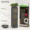 EASYmaxx LED-Dekosäule Beton-Optik mit Pflanzschale Mandala Produktbild-Vorschau 17