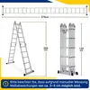 Scala multifunzione Ikodm 7in1 in alluminio, 4x5 gradini, Anteprima dell’immagine prodotto 2