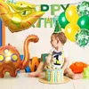 Dino Geburtstag Deko Set, Dinosaurier Folienballons, Happy Produktbild-Vorschau 6