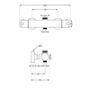 Mexen Kai Thermostat-Duschmischer, Schwarz - 77150-70 Produktbild-Vorschau 2