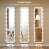 HOMCOM Celotělové zrcadlo 150 x 40 cm, stojací LED zrcadlo Náhled obrázku produktu 4