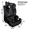 XOMAX HC02S Kindersitz ISOFIX 9–36kg Gruppe 1/2/3 | ECE Produktbild-Vorschau 9