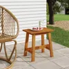 vidaXL Stolička 45x29x45 cm Obdélníková z masivního dřeva Náhled obrázku produktu 2
