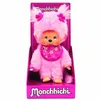 A pink Monchhichi doll in its packaging. Produktbild-Vorschau