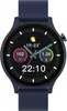 A digital smartwatch with a dark blue strap and a black face displaying various metrics and the time. Náhled obrázku produktu