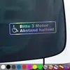 PantherPixel Bitte 3 Meter Abstand Aufkleber Produktbild-Vorschau 1