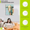 ARTland Leinwandbild Bunte Kühe I Größe: 45x60 cm Produktbild-Vorschau 2