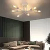 ZMH Deckenleuchte Weiß  6 Flammig Deckenlampe Vintage Produktbild-Vorschau 6
