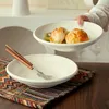 Teller set 4Stück Ø22 cm Keramik Speiseteller Suppenteller Produktbild-Vorschau 6
