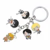 Attack on Titan Schlüsselring mit 5 Chibi Figuren | Produktbild-Vorschau 3