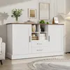 Abrihome Küchenschrank Sideboard-140x40x79.5cm mit 2 Türen Produktbild-Vorschau 2