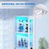 BROTTAR Eckvitrine aus Glas, dreifarbige LED-Beleuchtung Produktbild-Vorschau 3