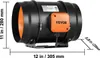 VEVOR Inline Kanalventilator, 8 Zoll 807 CFM mit Produktbild-Vorschau 9