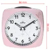 MPM-Quality Wecker eckig 86 mm Kunststoff Weiß/Rosa Produktbild-Vorschau 9