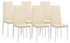 Esszimmerstühle MILANO, 6-er SET, Beige Produktbild-Vorschau 2