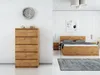 Kommode mit 5 schubladen 60cm Moderne Sideboard Artisan Produktbild-Vorschau 3