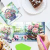 Diamond Painting Karten Set – 8 Blumen Grußkarten in Produktbild-Vorschau 2