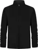 Doppel Fleece Zip Jacke Plus Size Herren, Schwarz-Schwarz, Produktbild-Vorschau 5