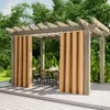 2er Set Outdoor Vorhang Wetterfest Wasserdicht Ösen, Produktbild-Vorschau 4