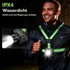 Brustlampe, 360° Reflektoren, 500 Lumen Lauflicht mit 90° Produktbild-Vorschau 7