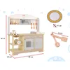 Cuisinière pour enfants En bois + accessoires Jouets de Voir les images du produit 12