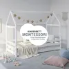 Lit D'Enfant 80x160 cm avec Matelas Lit Cabane Montessori Voir les images du produit 17