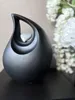 Černá stříbrná XXL Kapka urna pro psy – 3,5 l | Hliníkové Náhled obrázku produktu 4