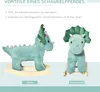 HOMCOM Schaukelpferd Plüsch Schaukeltier Triceratops-Design Produktbild-Vorschau 5